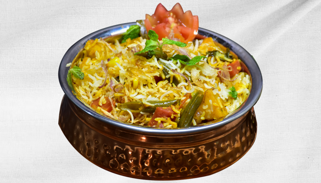 W-Veg Dum Biryani.