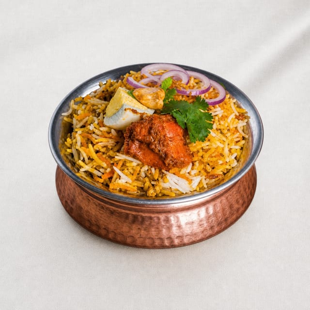 Vijayawada Boneless Chicken Biryani Family Pack.