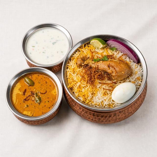 Chicken Dum Biryani.