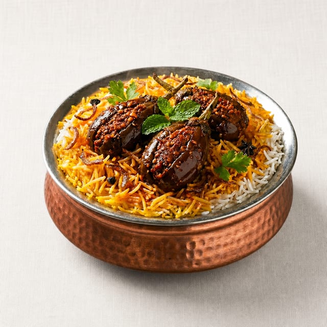 Gutti Vankai Biryani.