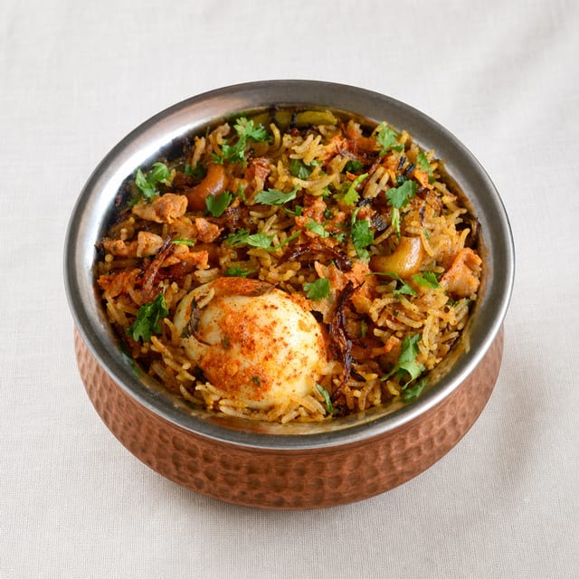 Egg Biryani.