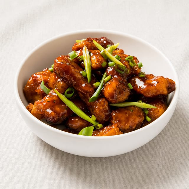 Baby Corn Manchurian.