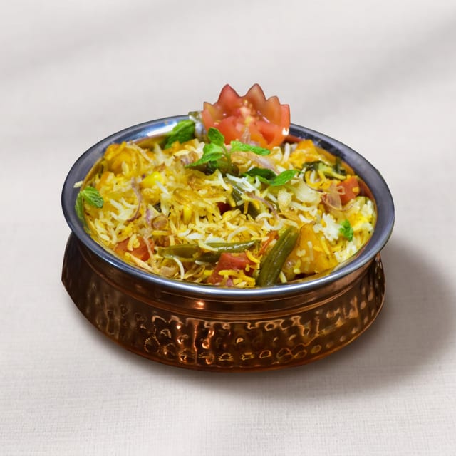 Veg Dum Biryani Family Pack.