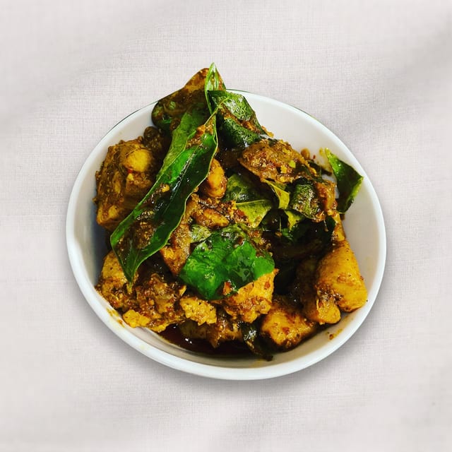 Curry Leaf Chicken.