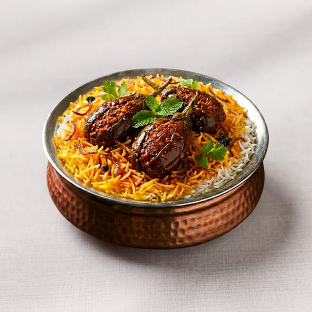 Gutti Vankai Biryani Family Pack.